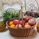 thumbnail image 2 of Cesta de mimbre para picnic, cesta de mimbre para la compra, cesta de mimbre para almacenamiento con asa de mimbre, cesta para picnic, frutas, flores y verduras, 2 of 5