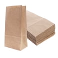 thumbnail image 4 of OULII 100Pcs Yellow Kraft Paper Food Pouch Takeaway Packaging Bag for Cookies and Snacks, 4 of 8