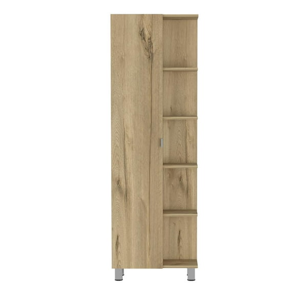 Depot E-Shop Venus Linen Cabinet - Light Oak