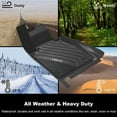 thumbnail image 5 of LASFIT Car Floor Mats for Toyota Sienna 2021 2022, Custom All Weather Floor Mats Liners 1st & 2nd & 3rd Row 8 Seats Full Set, TPE Material, Black, 5 of 10