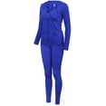 thumbnail image 5 of MixMatchy Women's Solid Zip Up Hooded Jacket & Leggings Set, 5 of 5