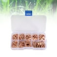 thumbnail image 6 of Rose Gold Copper Washer Set with Metal Gaskets and Flat Washers for Working 200pcs, 6 of 8