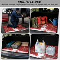 thumbnail image 3 of Qpednta All Weather Cargo Liner 29"x39" Non-Slip Gift Snowman Trunk Mat, Polyester Material Machine Washable Easy to Clean Water Resistant Stain Proof Rear Trunk Protector Fits Car SUV Truck, 3 of 6