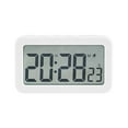 WZXPWT LED Digital Electronic Clock with Snooze Alarm, Stereo Display
