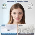 thumbnail image 4 of Cervical Neck Pillow - Memory Foam Pillow for Neck Support and Pain Relief, Ergonomic Contour Pillow for Side Back and Stomach Sleepers, Soft and Cooling Ice Silk Washable Pillowcase, 4 of 7