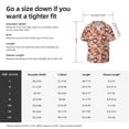 thumbnail image 5 of Fotbe Maneki-Neko Cats Camisa Estampada de Manga Corta para Hombre, Casual de Verano, Estilo Playero, Sin Arrugas-Small, 5 of 5