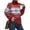 Christmas Snowflake Red, variant on Asklazy Women's Turtleneck Sweater Long Sleeve Cozy Warm Casual Lightweight Soft Pullover Jumper Tops,US Size,Pure White,L