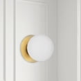 thumbnail image 6 of Dainolite 1LT Incandescent Wall Sconce,  AGB w/ White Glass, 6 of 9