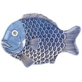 thumbnail image 4 of G.E.T. Melamine Fish Serving Platter, BPA Free, 12" x 8.25", Blue (Set of 4), 4 of 4