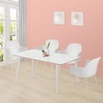 thumbnail image 6 of Armchairs Set of 4, Modern Dining Chair, Dining table chairs, Dining Cafe Chairs with Metal Legs for Dining Room , Living Room, Restaurant, 6 of 7