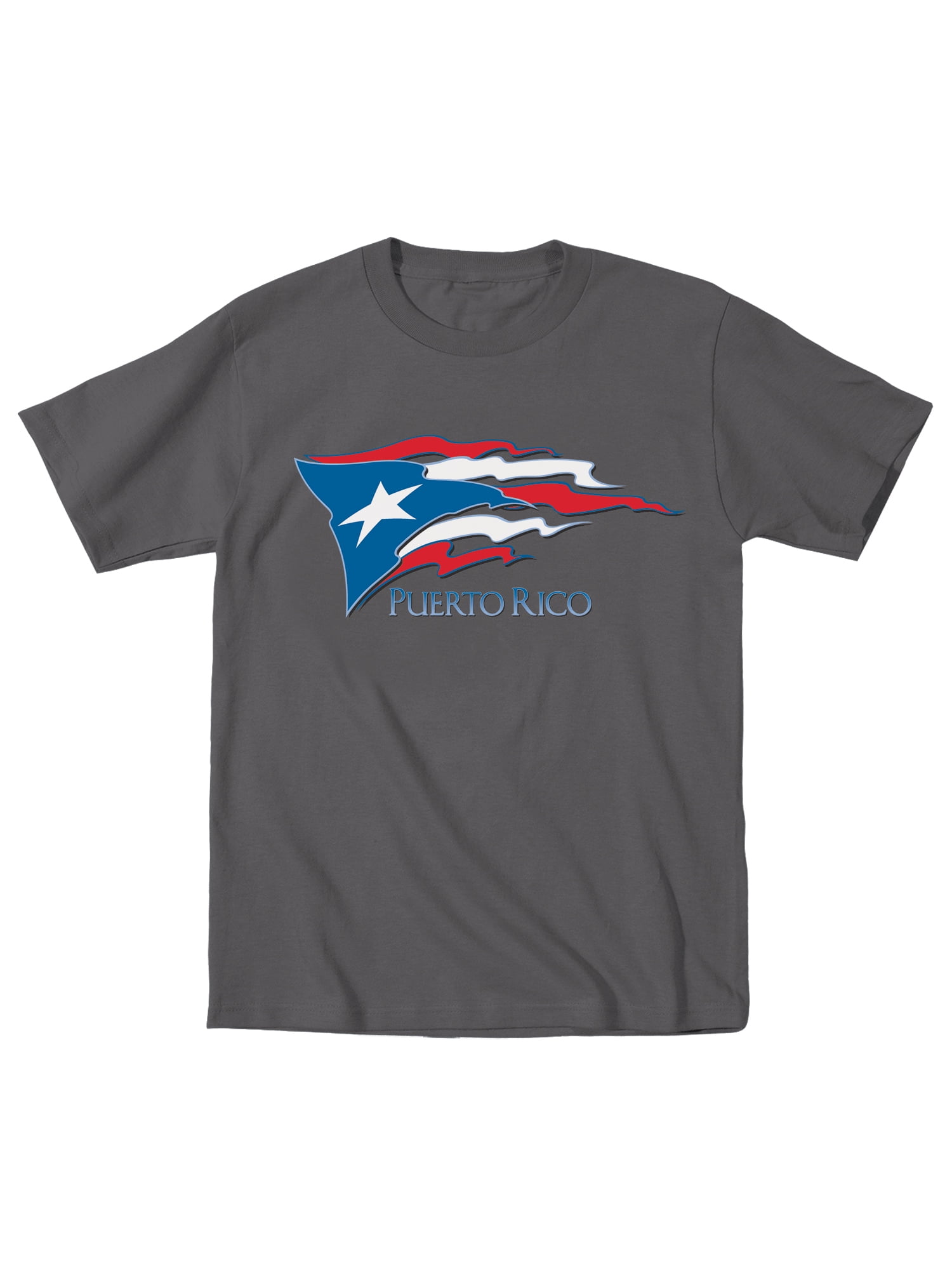 Puerto Rico Pride Printed Mens Short Sleeve Fashion Tee Shirts 