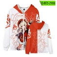 thumbnail image 3 of Game Genshin Impact Kaedehara Kazuha Hoodie with zipper Sweatshirt Anime Genshin Kazuha Cosplay Costume Streetwear Hoodie Jacket Women Men, 3 of 3