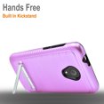 thumbnail image 2 of AT&T Axia QS5509A Case, 2-Piece Style Hybrid Shockproof Hard Case Kickstand Cover with [ Tempered Glass Screen Protector] And Circlemalls Stylus Pen [Purple], 2 of 4