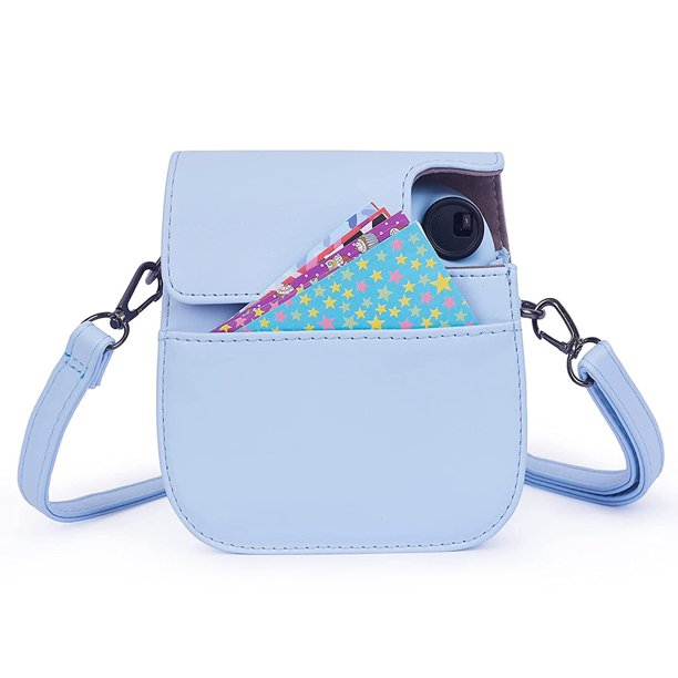 Kit de accesorios de cámara 7 en 1 para cámara instantánea Fujifilm Instax Mini 12 (azul)