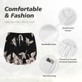 thumbnail image 6 of Haiem Japanese White Crane Women's 2 in 1 Running Shorts - Lightweight Athletic Workout Gym Yoga Breathable Sports Shorts Liner with Phone Pockets-X-Large, 6 of 9