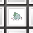 thumbnail image 3 of Gallery Pops Pokémon - Daily Sketch Bulbasaur Wall Art, White Framed Version, 12" x 12", 3 of 3