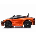 thumbnail image 2 of VOLTZ TOYS 12V Ride on Car for Kids, Mclaren 720S with Remote Control, Leather Seat, Butterfly Doors, Bluetooth MP3 and LED Lights, Licensed Model (Orange), 2 of 9
