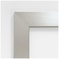 thumbnail image 3 of Amanti Art Custom Framed Wall and Bathroom Mirror (34 x 42 in.), Brushed Sterling Silver Frame, 3 of 7