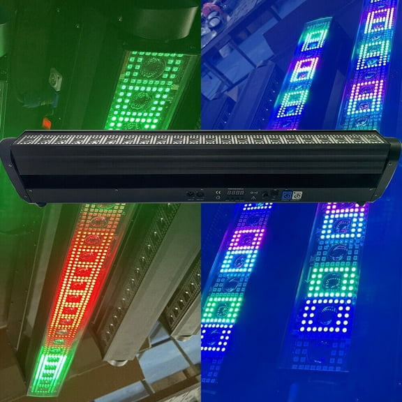 New Moving Head Beam RGB Strobe Light LED, Disco Stage Lighting Flash Light Bar