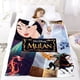 thumbnail image 5 of Mulán Princesa Disney anti-pilling, suave, ligera, esponjosa y acogedora de lujo para hogar y cocina – Perfecta para niños y adultos,100X130cm, 5 of 6