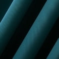 thumbnail image 6 of Sun Zero Arya Room Darkening Grommet Curtain Panel, 40"x63", Teal, 6 of 9