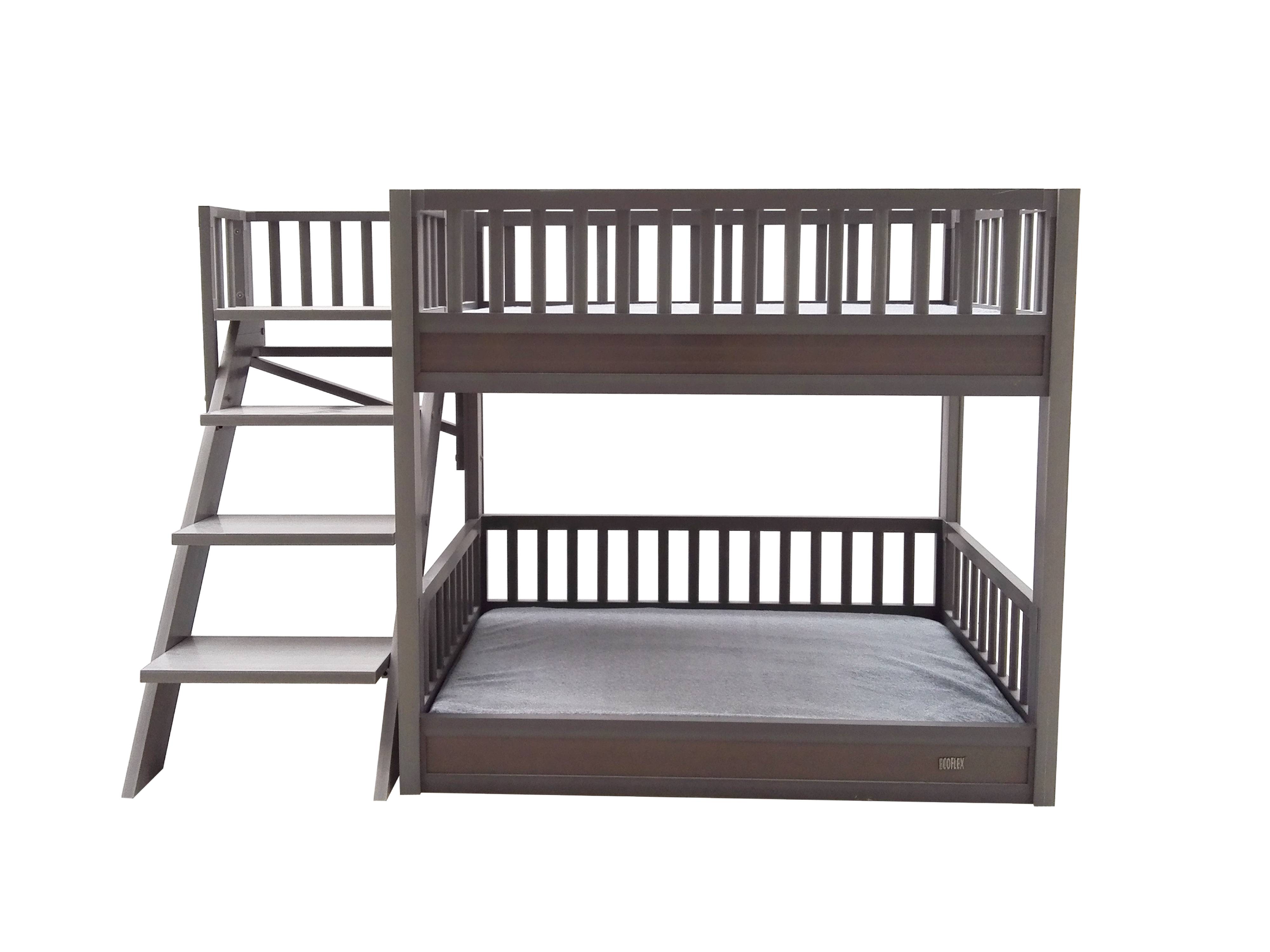 Ecoflex Dog Bunk Bed with Removable Cushions, Gray - image 3 of 10