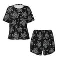 thumbnail image 5 of Wukai Turtle Women's Pajama Set,Short-Sleeve Top and Shorts with Elastic Waistband and Pockets for Loungewear, Yoga, and Casual Wear-Large, 5 of 8