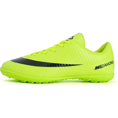 

KAQ Youth Soccer Shoes Boys and Girls Soccer Shoes Training Shoes Men s Sports Outdoor Indoor Student Shoes Children Turf Soccer Shoes School Performance Five-a-Side Soccer Sports Shoes