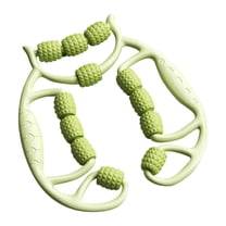 12-Wheel Leg Massager Roller - Portable Calf Muscle Relaxation Tool, 360° Compression for Lymphatic Drainage & Muscle Recovery, Foldable Design (Color as Shown)