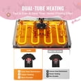 thumbnail image 5 of KFFKFF KFFKFF Heat Press, 12x10 inch Dual-Function, Swivel 360° T-Shirt & Hat Press, Digital Control, for T-Shirts, Pillows, Hats, Caps, Pink, 5 of 9