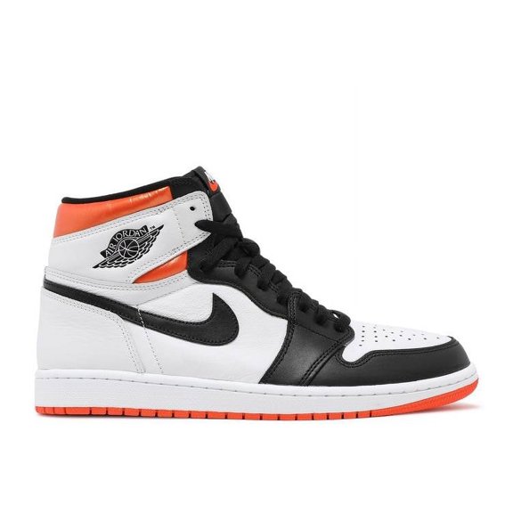 Men's Jordan 1 Retro High OG "Electro Orange" Wht/Blk-Elct Org (555088 180) - 9.5