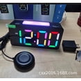 thumbnail image 1 of Alarma digital de Proyección de radio Multifuncional Luz Nocturna de 7 Colores, Adecuada para Niños y Niñas Que Duermen, un Despertador Electrónico simple y Ruidoso, Negro-7 Luces de Colores, 1 of 17