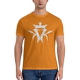 thumbnail image 3 of Moisture Wicking Men'S Basic Short Sleeve T-Shirt Orange 6x-Large, 3 of 5