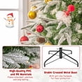thumbnail image 4 of Gymax 7.5ft Artificial Christmas Tree Hinged Xmas Tree w/ 1135 Branch Tips 470 Lights, 4 of 10
