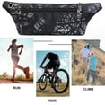 thumbnail image 4 of Cinturón delgado para correr para mujeres y hombres, riñonera para corredores, soporte para teléfono, cinturón para correr, negro, 4 of 5