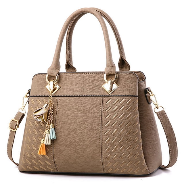 Bolsos y carteras para mujer, de diseñador, de piel sintética, con asa superior, tipo cartera, para hombro.