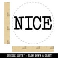 thumbnail image 2 of Nice Fun Text Self-Inking Rubber Stamp Ink Stamper - Fuchsia Ink - Small 3/4 Inch, 2 of 7