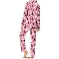 thumbnail image 6 of Xihbxyly Christmas Pajamas for Women, Women's Christmas Printed Pajama Set for Daily Home Wear Two-Piece Pajama Set with Pocket, 6 of 6