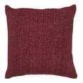 thumbnail image 3 of Better Trends Enrich 100% Polyester, 50" x 60" Throw & 18" x 18" Pillow, Burgundy, 3 of 7