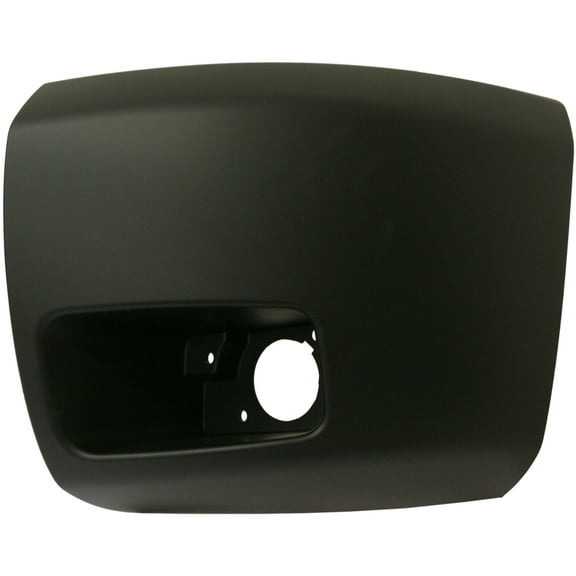 Bumper End Compatible with CHEVROLET SILVERADO 1500 2007-2013 LH Primed Face Bar Cap with Fog Light Hole - CAPA