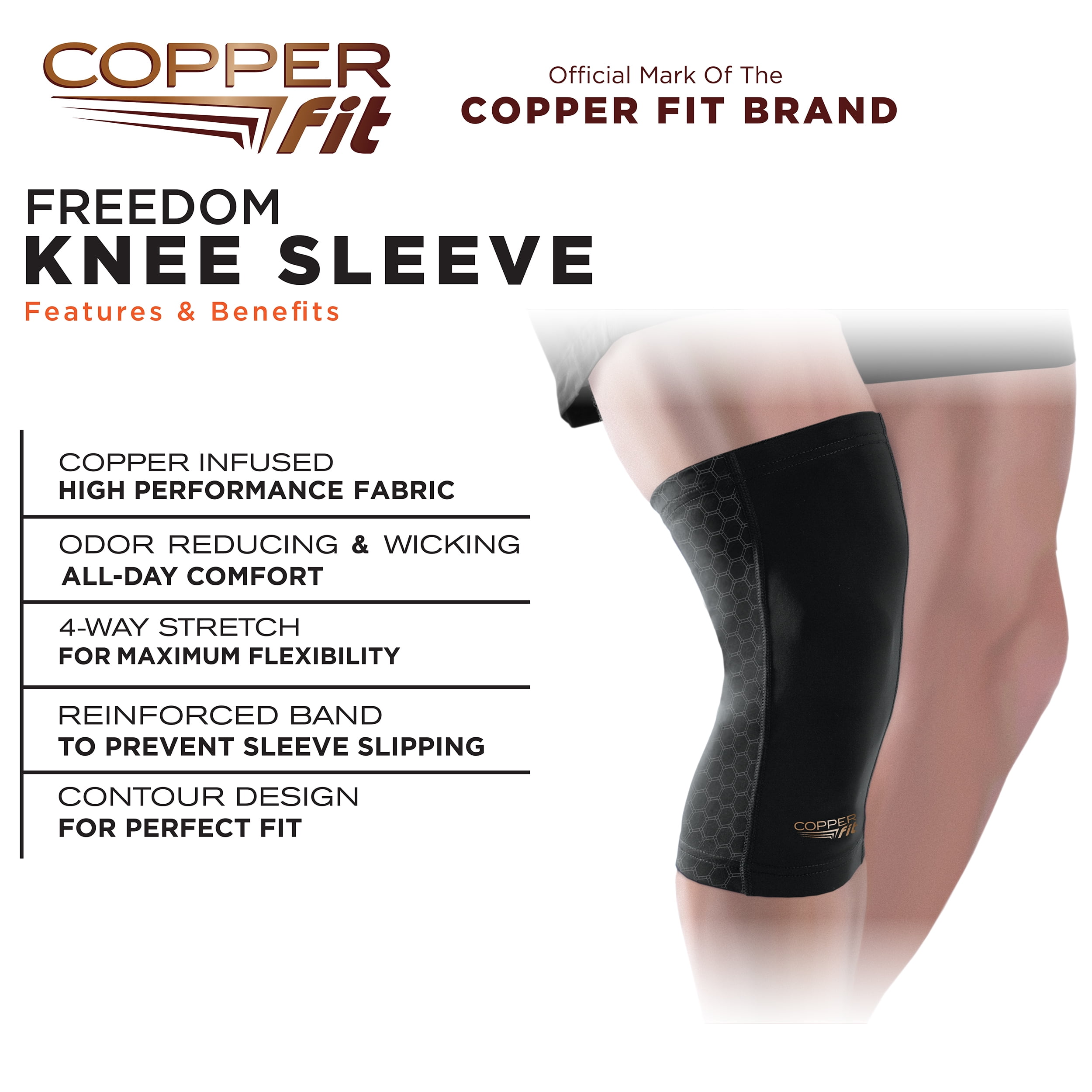 As Seen On Tv Copper Fit 2.0 Knee Xlarge