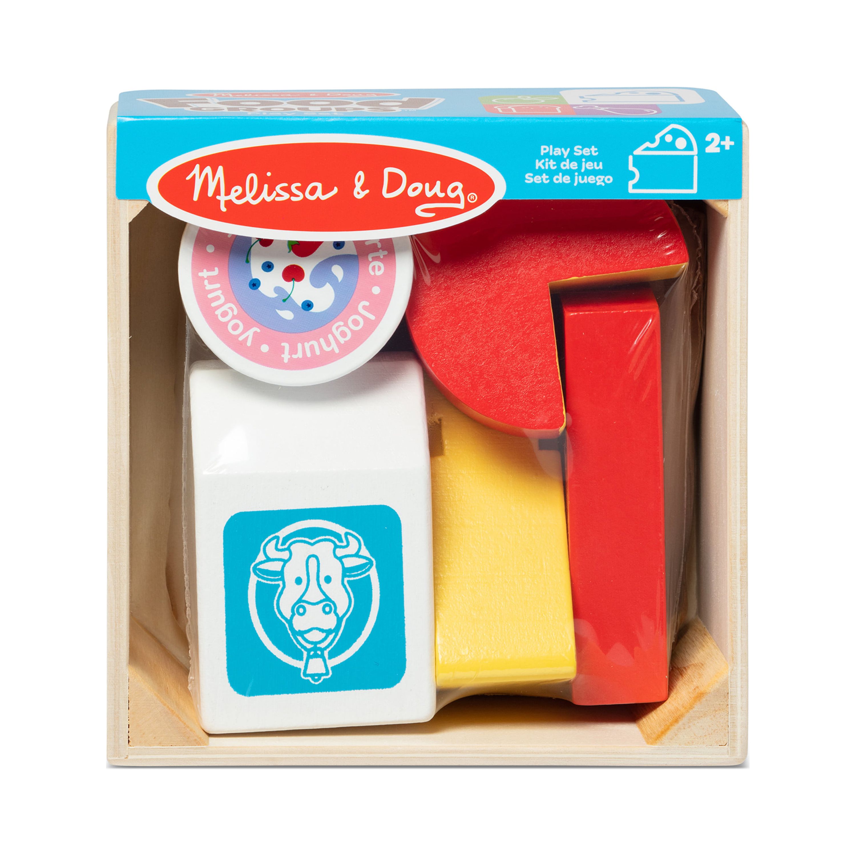 Melissa & Doug Wooden Food Groups Play Food Set – Dairy - FSC Certified - image 5 of 11