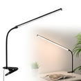 thumbnail image 2 of Adjustable LED Clip Desk Lamp USB Powered Caring Light With 3 Color Foldable Design For Study Bedroom & (Black 13W), 2 of 9