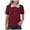 Red, variant on Linfrsh Shirts for Teen Girls Girls Short Sleeve T Shirts Kids Summer Tops Crewneck Tees(Brick Red,Size 16-17 T)