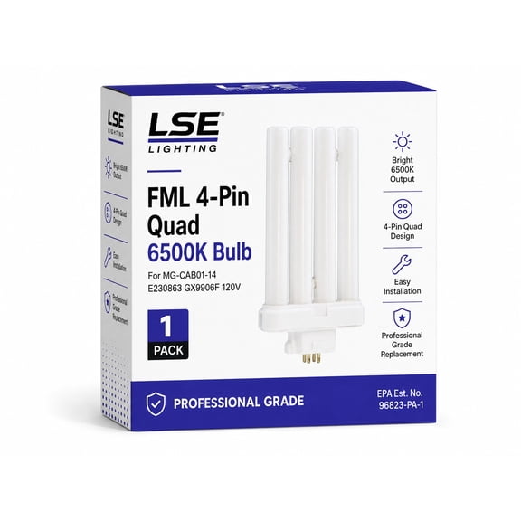 LSE Lighting Eiko 27W FML65 Grandrich Lamp ES-101 ES-201 Sunlight