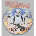 thumbnail image 2 of Men's Star Wars: The Mandalorian Stormtroopers Long Live The Empire Graphic Tee Silver Small, 2 of 4