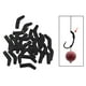 thumbnail image 4 of Paquete de 30 fundas alineadoras de línea para aparejos de pesca, alineador de anzuelos. Negro, 4 of 9