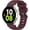 Burgundy, variant on KOMI 6 Pack Compatible with Samsung Galaxy Watch 6 40mm 44mm, Galaxy Watch 6 classic 43mm 47mm, No Gap Soft Silicone Sport Replacement Strap for Women Men