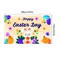 thumbnail image 3 of pathside Easter Backdrop,Happy Easter Banner, Easter Banners Decorative Photos Backgrounds Easter Decorations Activities Outdoor Party Supplies Easter Decorations for the Home Yard Party Supplies, 3 of 6