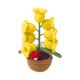 thumbnail image 1 of Lámpara de flores de ganchillo hecha a mano, luz de noche de ganchillo con flores artificiales y 7 cálidas decoraciones de mesa para dormitorio., 1 of 3